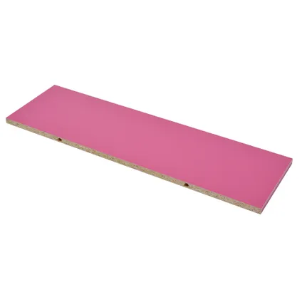 Duraline wandplank 4xS XS2 roze 18mm 80x23,5cm 2