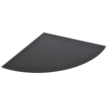 Duraline CSR Duraline wandplank glas zwart 6mm 25x25cm