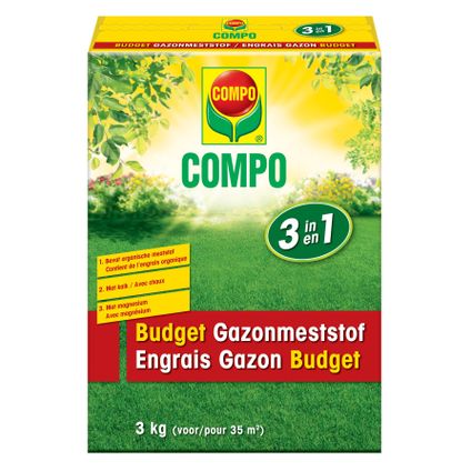Engrais Gazon Compo Budget 35m² 3kg