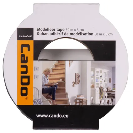 CanDo tape vinyl reno escalier noir 50mx5cm 4