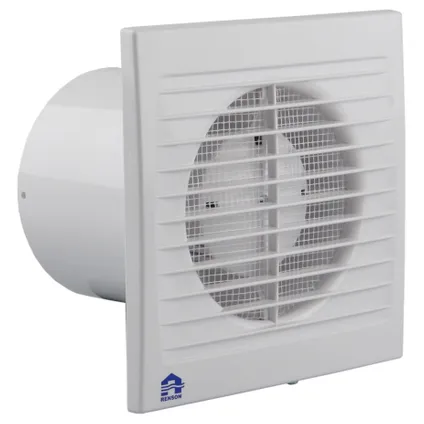 Ventilateur de salle de bain Renson Greenwave 9401H Ø100mm avec minuterie et capteur d'humidité blanc