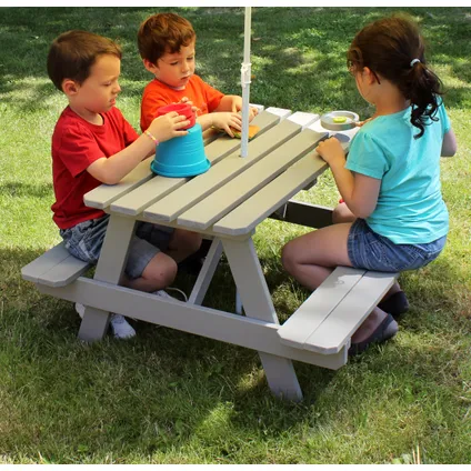 Forest-Style picknicktafel kind 4 personen 91,5x90x50cm 2