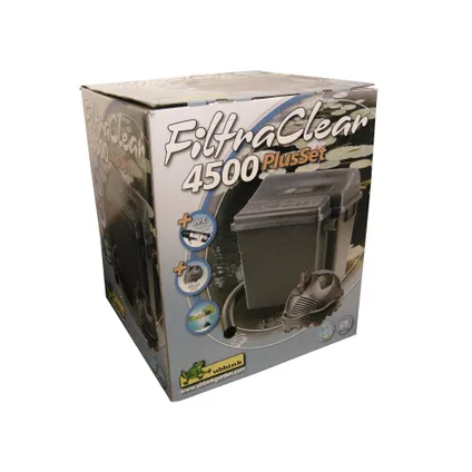 Filtra Clear 4500 PlusSet - biologisch-mechanische filtersysteem met 2 kamers - UV-C 5w - inclusief pomp 4