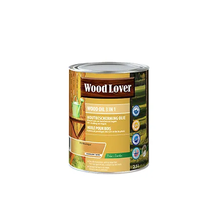 Huile de protection Wood Lover 'Wood Oil 3 en 1' movingui 2,5L