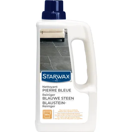 Starwax reiniger voor blauwe steen