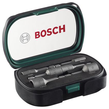 Bosch dopsleutelset – 6 stuks