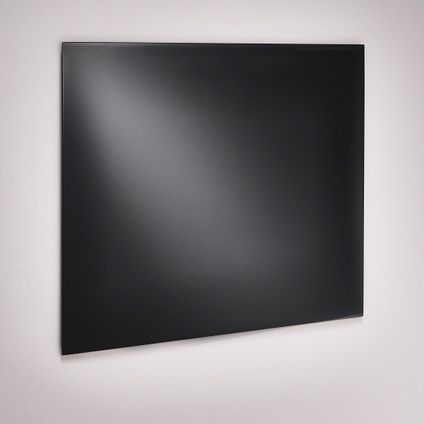 Mottez spatscherm keuken metaal zwart 50x60cm