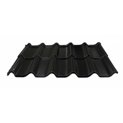 Plaque tuile Scala Plastics noir 117 x 251 cm