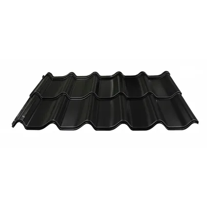 Tôle de bardage Scala Plastics noir 117x251cm 2.94m².