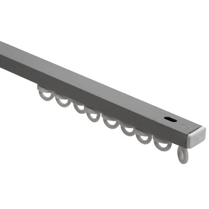 Rail de rideau Basic AVR4 aluminium 160cm