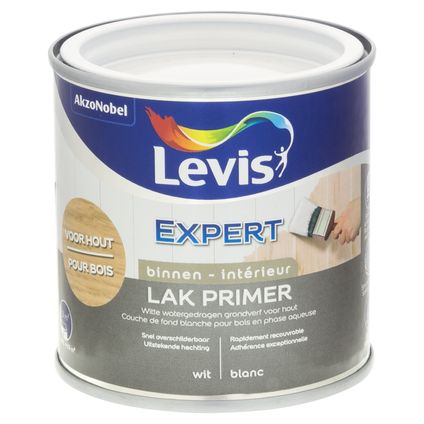 Levis primer lak binnen ‘Expert’ wit 250 ml