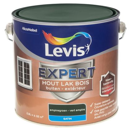 Levis lak Expert buitenhout keizerlijk groen zijdeglans 2,5L