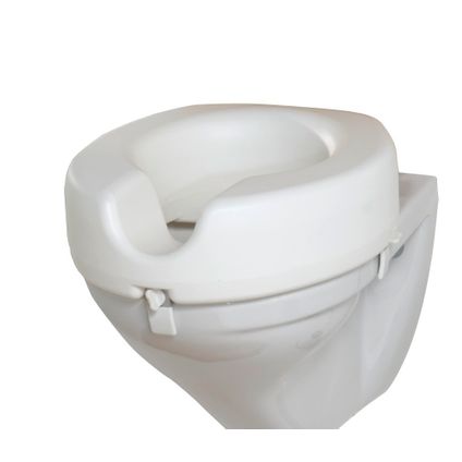 Rehausseur de siège de toilettes Wenko Secura plastique blanc