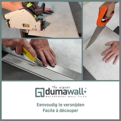 Dumaplast wandbekleding Dumawall+ Concrete 37,5x65cm 6
