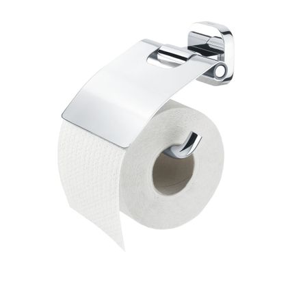 Tiger Ramos Porte-rouleau papier toilette avec rabat Chrome