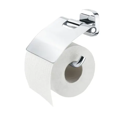 Tiger Ramos Porte-rouleau papier toilette avec rabat Chrome