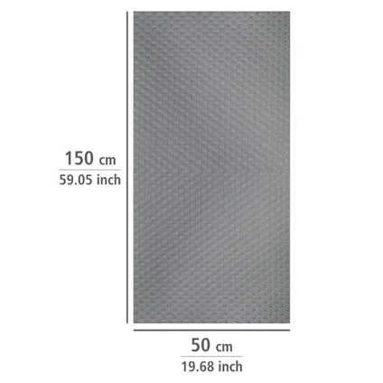 Wenko antislipmat grijs extra sterk 50x150cm 5