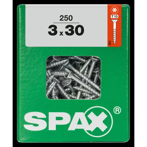Spax schroef 'T-Star plus' staal geel 30 x 3 mm - 250 stuks
