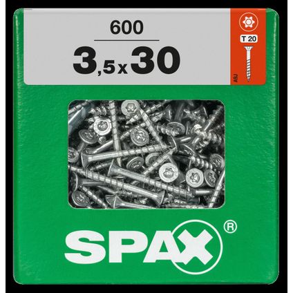 Spax universeel schroef 'T-star' Wirox 3,5x30mm 600 stuks