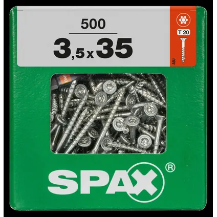 Vis universelle Spax 'T-star' Wirox 3.5x35mm 500 pcs