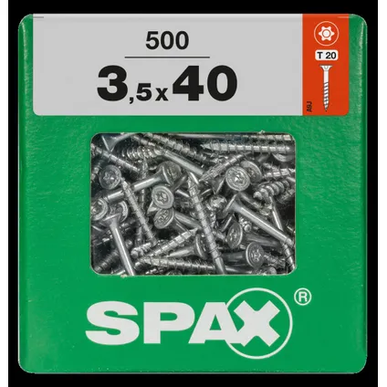 Spax universeel schroef 'T-star' Wirox 3.5x40mm 500 stuks