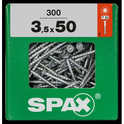 Spax schroef 'T-Star plus' staal geel 50 x 3,5 mm - 300 stuks