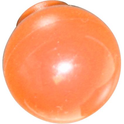 Bouton de porte Linea Bertomani 1447.30.62 PVC orange 30mm
