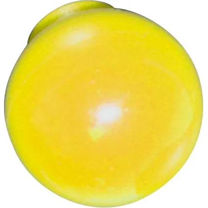 Bouton de porte Linea Bertomani 1447.30.70 PVC jaune 30mm