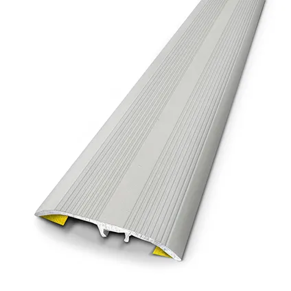 Seuil universel Dinac aluminium naturel strié 3,7 cm