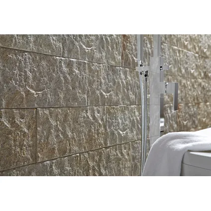 Plaquette de parement Klimex Campana - UltraStrong - Grey Nuance - Contenu de l'emballage 1,08 m² 6