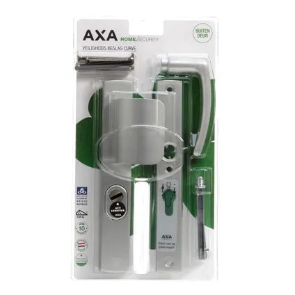 AXA veiligheidsbeslag Curve aluminium 55mm 2