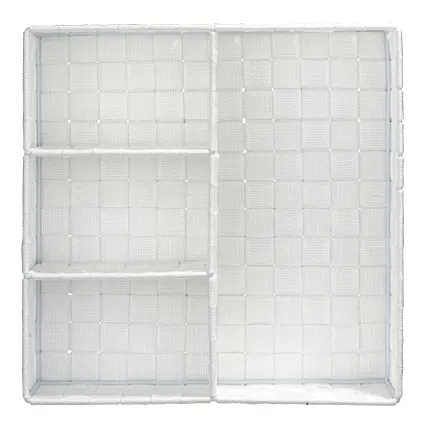 Boîte à compartiments Wenko Adria 4 cases 32x32x10cm blanc 2