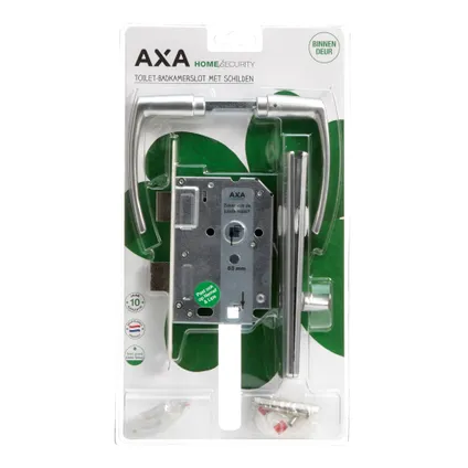 AXA toilet-/badkamerslot + beslag universeel 2