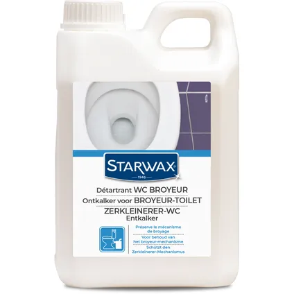 Starwax ontkalker WC met vergruizer