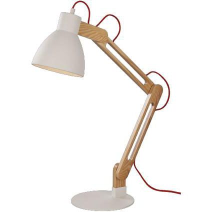 Home Sweet Home bureaulamp ‘Wood’ wit 40 W