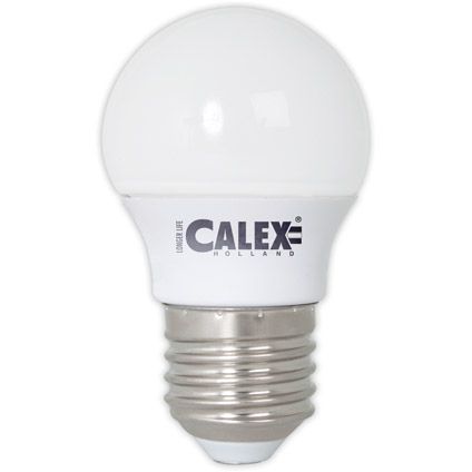 Calex LED Kogellamp 240V 3,4W E27 P45, 250 lumen 2700K 25.000 uur