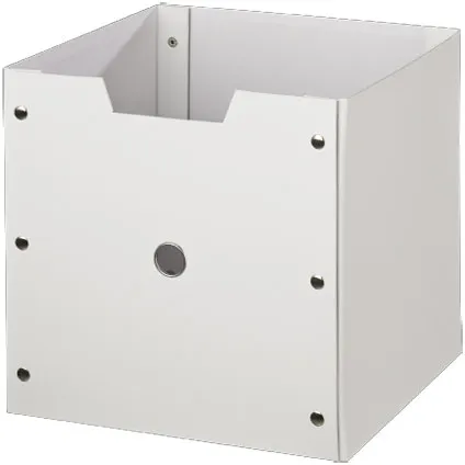 Boîte de rangement Decomode carton blanc 31cm