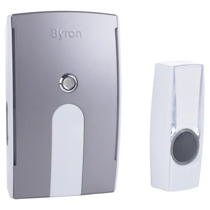 Byron draadloze bel BY504E 125 m reikwijdte + flashlamp - verwisselbare voorkant