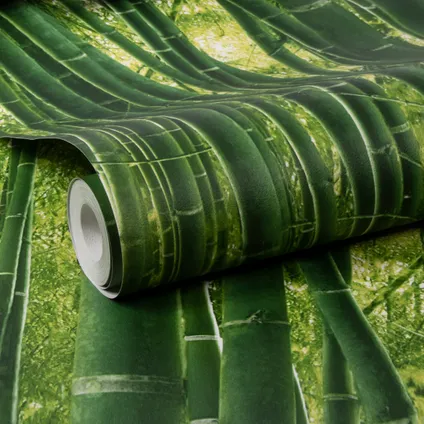 Decomode papierbehang Bamboe groen 2