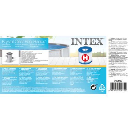 Cartouche de filtration H Intex