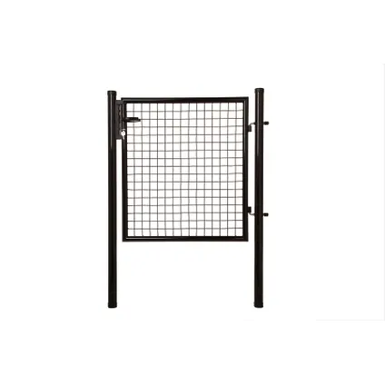 Porte simple Giardino H150 x L100cm zwart