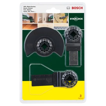 Kit de démarrage Bosch pour Starlock bois / métal - 3 pièces 2