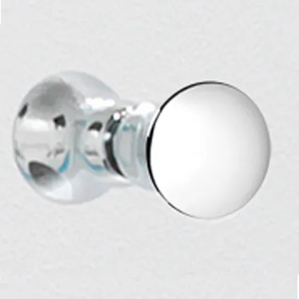 Porte de douche pivotante pour niche Sealskin 105 aluminium argenté poli 90x195cm|6mm verre sécurit transparent 4