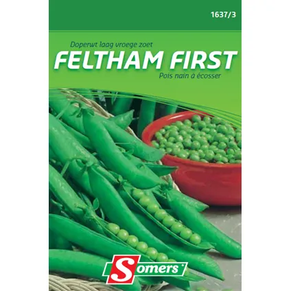 Pois nain Somers 'Feltham first' à écosser