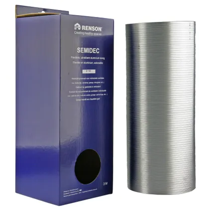 Renson flexibele buis Semidec aluminium 3000mm Ø150mm  2