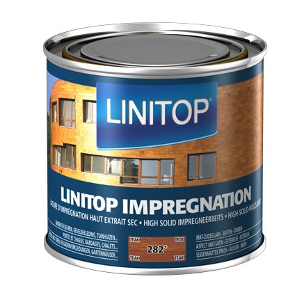 Linitop houtbeits 'Impregnation' teak 282 500ml