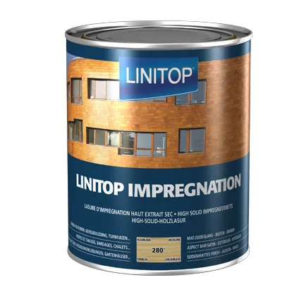 Linitop houtbeits 'Impregnation' kleurloos 280 2,5L