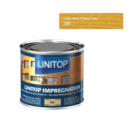 Linitop houtbeits 'Impregnation' lichte eik 281 2,5L