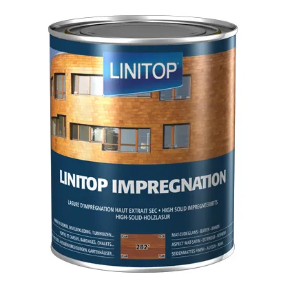 Linitop houtbeits 'Impregnation' teak 282 2,5L