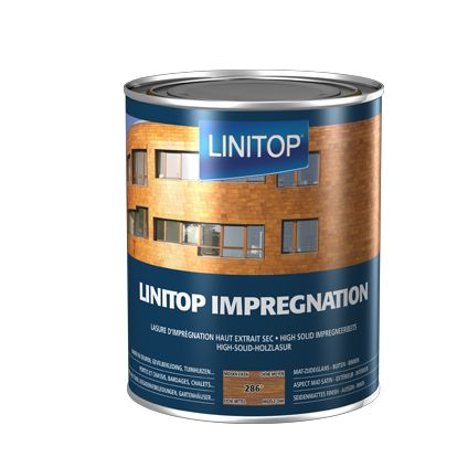 Linitop houtbeits 'Impregnation' midden eik 286 2,5L